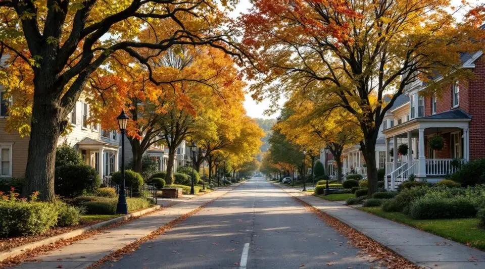 A residential street in Shepherdsville, Kentucky, showing a ranch-style home with a newly installed shingle roof under a clear sky.